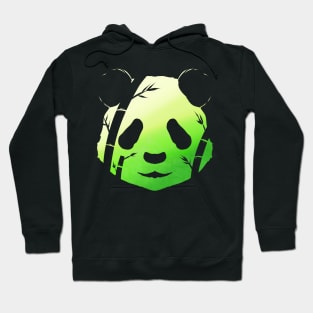 Bamboo And Cute Panda Bear Head - The Panda Hoodie